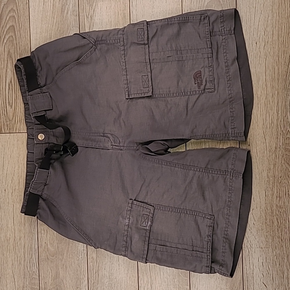 THE NORTH FACE Faded Grey Buckle Sz S Mens Cargo Athletic Hiking Shorts - Picture 1 of 9